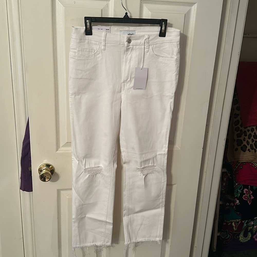 Vervet White Distressed Jean size 30